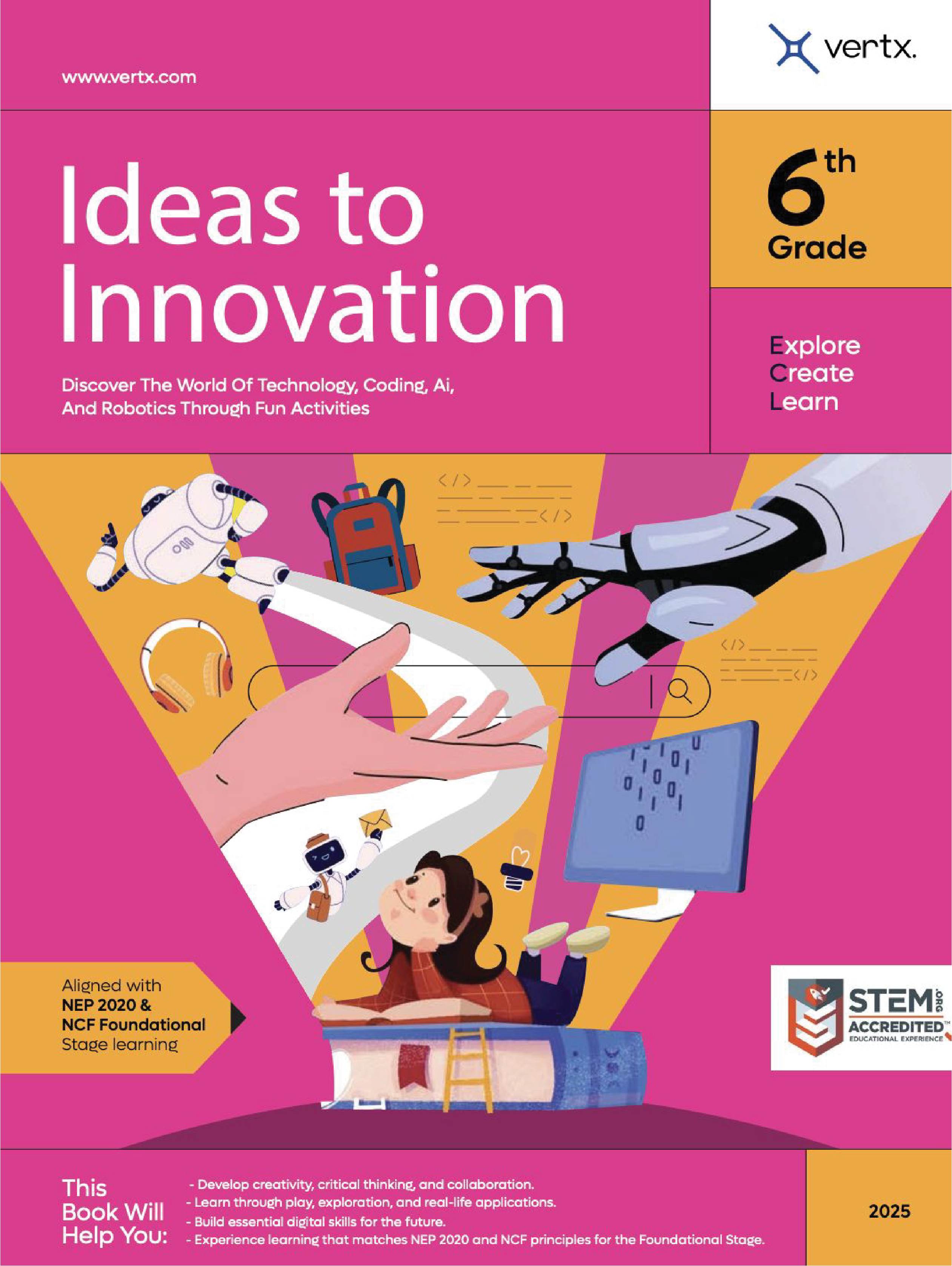 Ideas to Innovation – Grade 7 textbook cover
